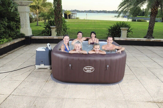 Lay-Z-Spa Maldives Luxury Hot Tub, 8 HydroJet Pro Massage System Inflatable Spa