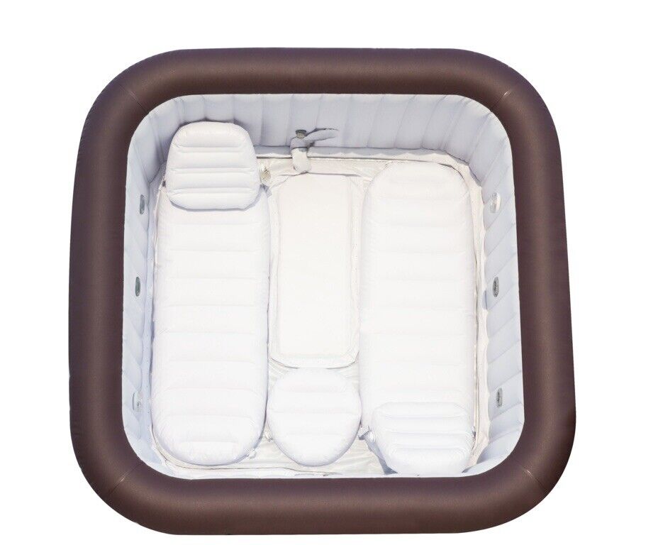 Lay-Z-Spa Maldives Luxury Hot Tub, 8 HydroJet Pro Massage System Inflatable Spa