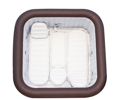 Lay-Z-Spa Maldives Luxury Hot Tub, 8 HydroJet Pro Massage System Inflatable Spa
