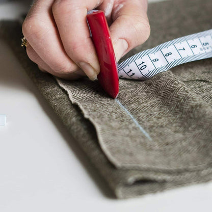 Korbond chalk wheel refillable white craft marking fine line dressmaking 110138