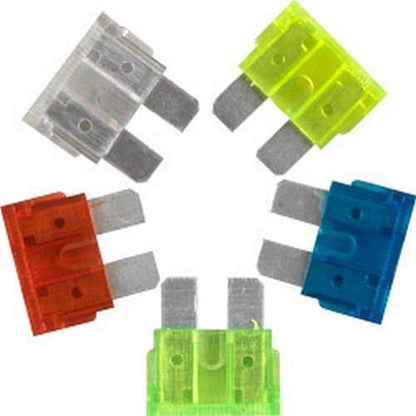SupaTool 10 pcs Car Fuse Set, mixed ratings, Fuses, maintenance