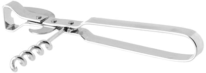 Chef Aid Can Opener with Corkscrew, Silver