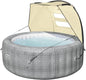 Lay-Z Spa 60304 Canopy Cover for Weather and Sun Shelter, Hot Tub Accessories, Fits Most Lay-Z-Spa Models, Multicolor, 109.0 cm*183.0 cm*94.0 cm