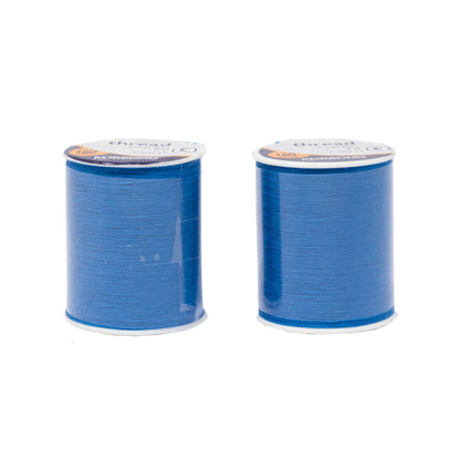 Korbond 320m Sewing Thread – 2 x 160m Spools -White Polyester – Hand and Machine Sewing