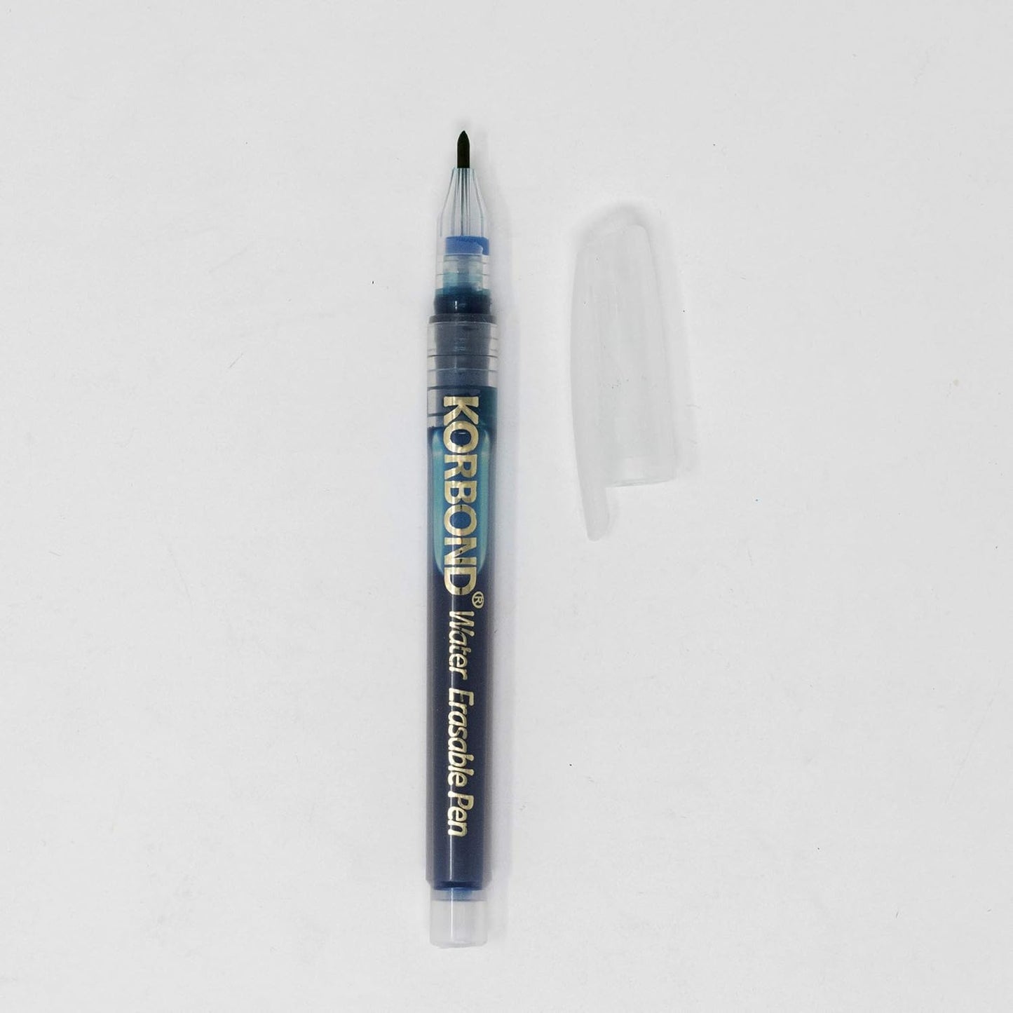 Korbond Water Erasable Marker, Blue Ink, Silver