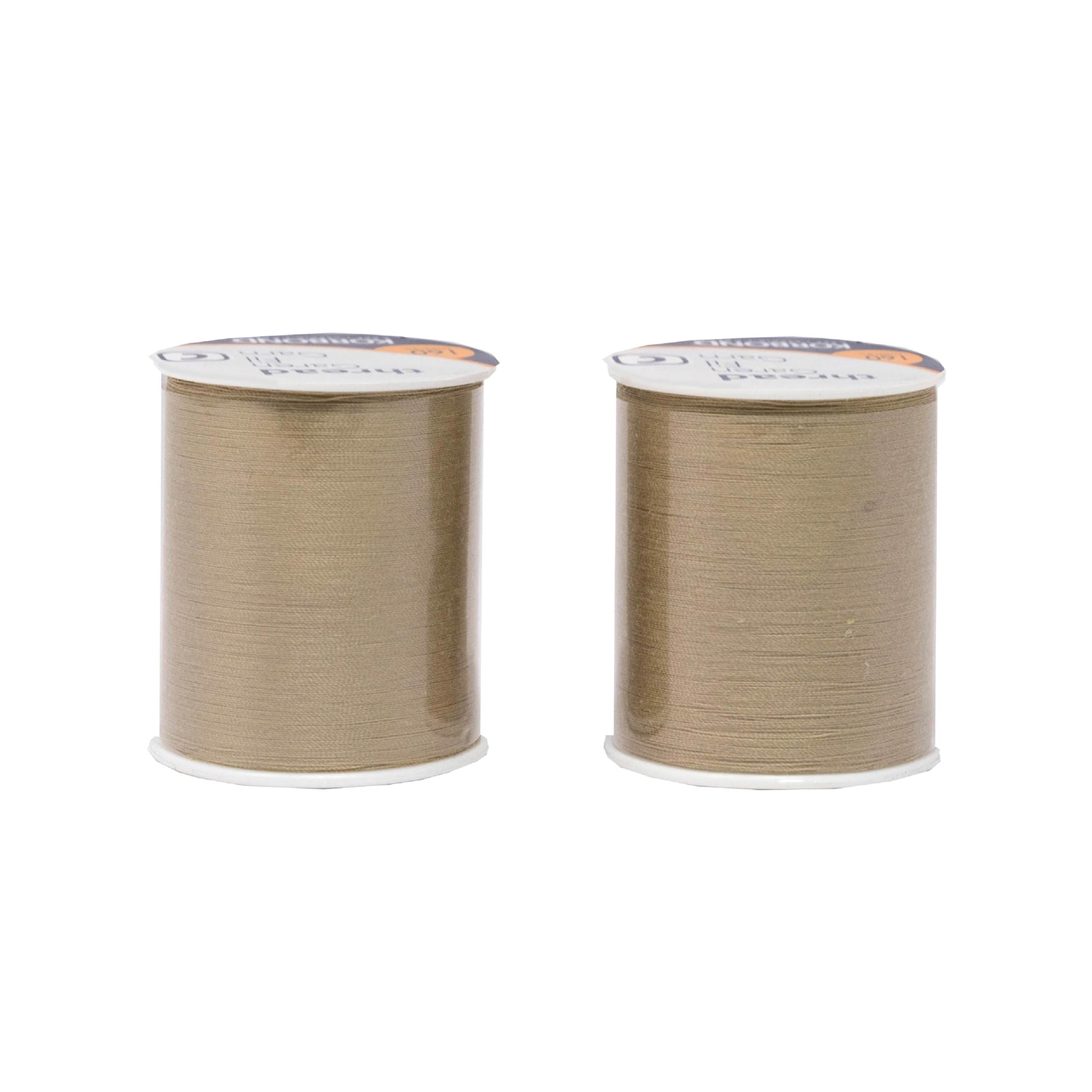 Korbond 320m Sewing Thread – 2 x 160m Spools -White Polyester – Hand and Machine Sewing