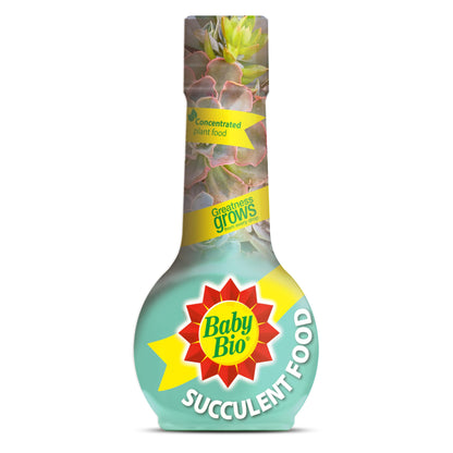 Baby Bio Cactus Food, 175ml - Liquid Concentrate Fertiliser - Specially formulated for Cacti - Healthy Growth and Vibrant Flowering - Strengthens Plant Spines for Added Resilience - Makes up to 70L