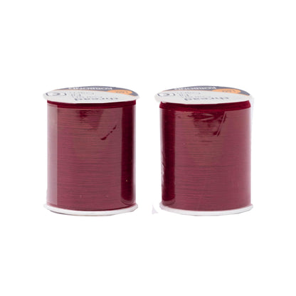 Korbond 320m Sewing Thread – 2 x 160m Spools -White Polyester – Hand and Machine Sewing