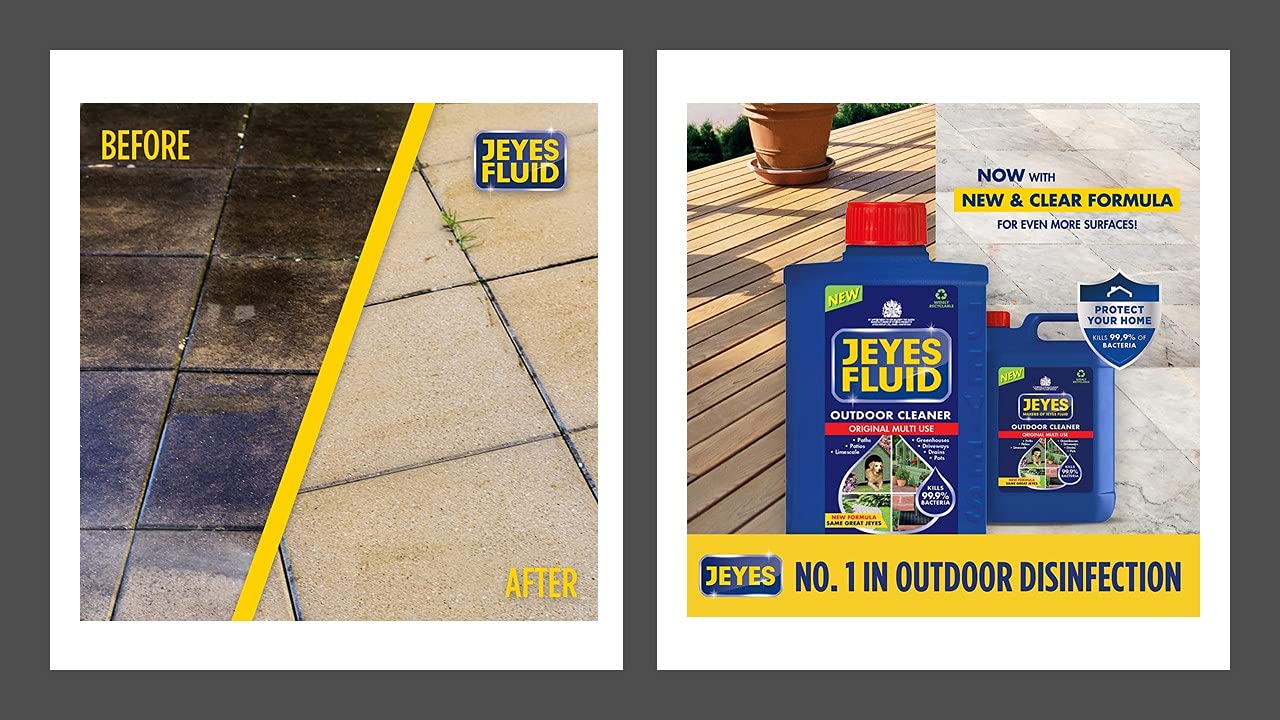 JEYES FLUID 5L MULIT PURPOSE DISINFECTANT OUTDOOR CLEANING KENNEL 5 LTR NEW TIN