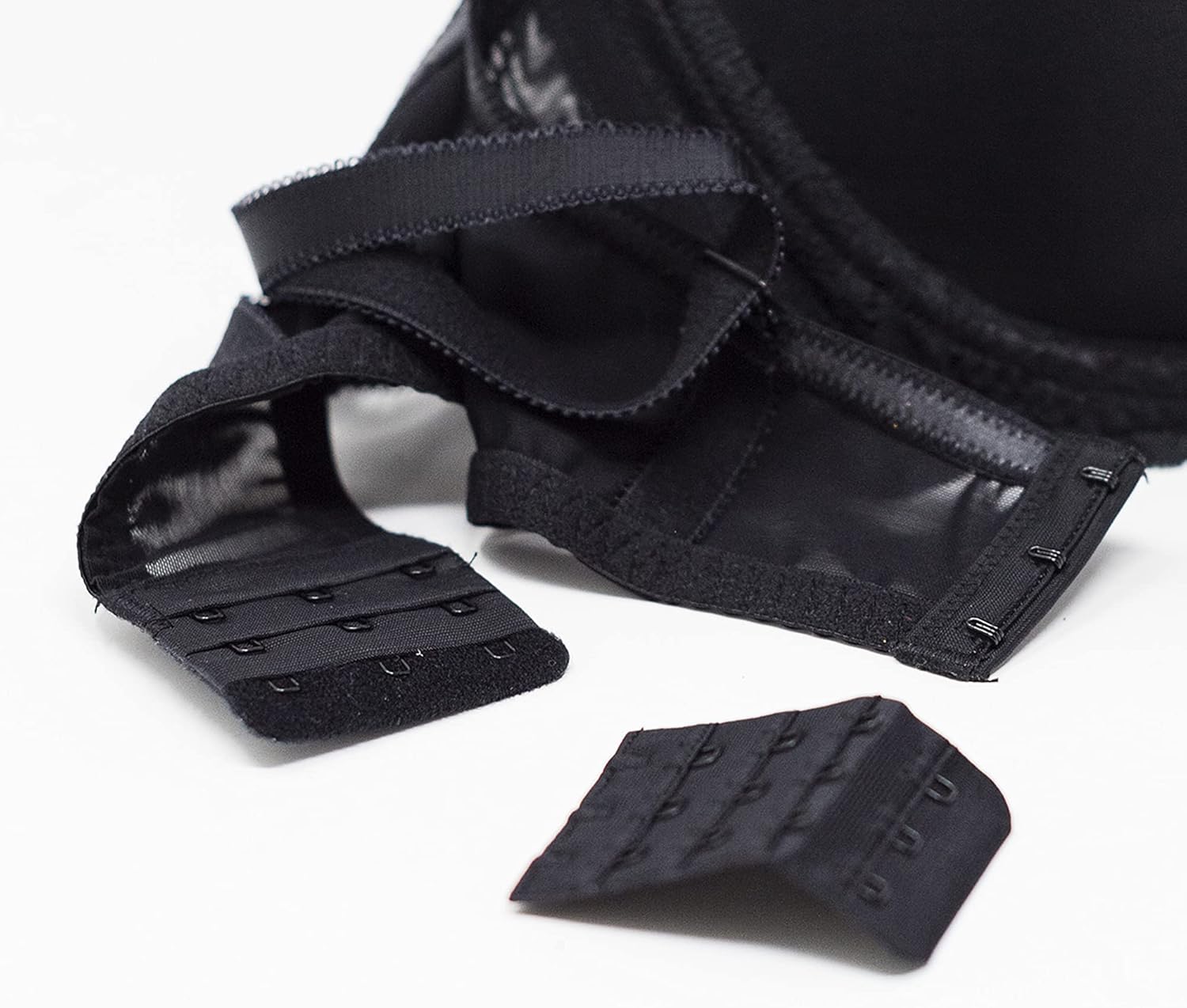Korbond Double Hook Bra Extender – x 1 50mm Black Bra Extender – Machine Washable – Increase Bra Size By Up To 8cm – Comfort Fit