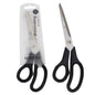 Korbond 110358 Craft 7 Inch – Soft Grip Professional, Household, Fabric, Paper Scissors. Ambidextrous – for Right & Left Handed , Silver