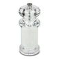 Cole & Mason 505 Clear Salt and Pepper Mills, Adjustable Grind Precision+ Mechanism, Acrylic, 140 mm, Gift Set, Includes 2 x Salt and Pepper Grinders