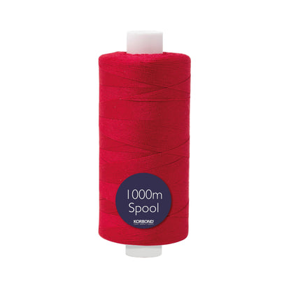 Korbond Sewing Thread - 1000m Polyester Coated Navy Thread – Sewing, Stitching and Quilting