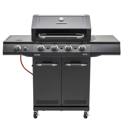 Char-Broil Gas BBQ Convective 440 S - 4-burner Barbecue with Cast iron Grates, Stainless Steel Burners - Ideal for Outdoor Cooking, Garden, Balcony and Patio