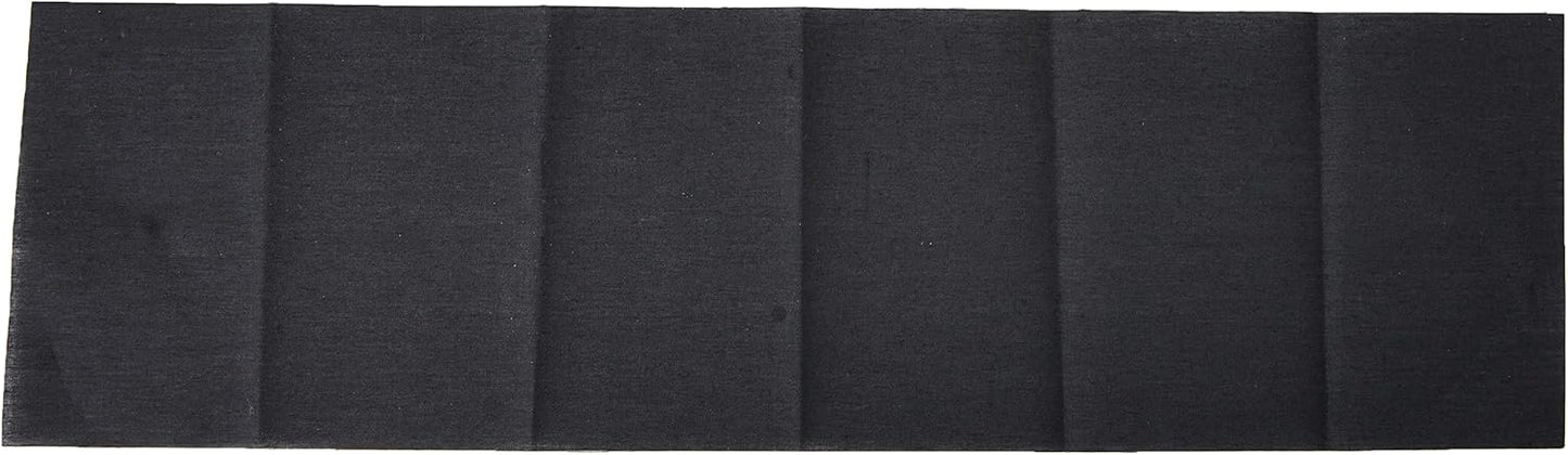 KORBOND Cotton Extra Wide Iron On Mender – Black - 12cm x 45cm – Invisible Permanent Mending – No Sewing Required - Ideal for Clothes & Garments: Trousers, Dresses, Jeans, Jumpers, Linen, School
