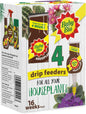 Baby Bio Houseplant Drip Feeders, 4 x 40ml - Ready To Use House Plant Food - Easy Care Fertiliser for Supporting Healthy Growth and Vibrant Blooms - Automatic Plant Feeder
