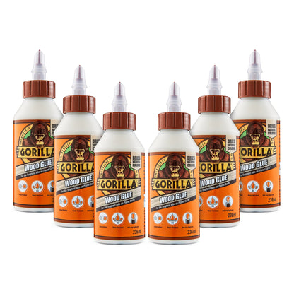 Gorilla 5044361 Wood Glue 1L (4 Pack)