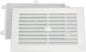 Map White Louvre Vent 229 x 229mm (9"x9") with Detachable Flyscreen Plastic Air Vent Grille for Walls & Furniture Ventilation Cover