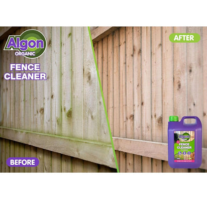 Algon Organic Fence & Outdoor Furniture Cleaner Concentrated Algae Remover Pet Safe 2.5L