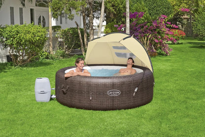 Lay-Z Spa 60304 Canopy Cover for Weather and Sun Shelter, Hot Tub Accessories, Fits Most Lay-Z-Spa Models, Multicolor, 109.0 cm*183.0 cm*94.0 cm
