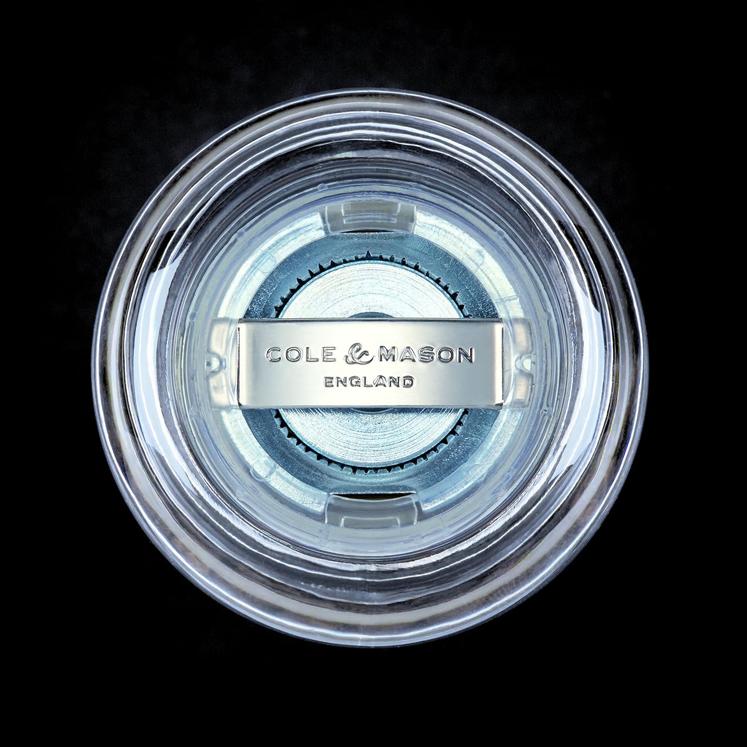 Cole & Mason 505 Clear Salt and Pepper Mills, Adjustable Grind Precision+ Mechanism, Acrylic, 140 mm, Gift Set, Includes 2 x Salt and Pepper Grinders