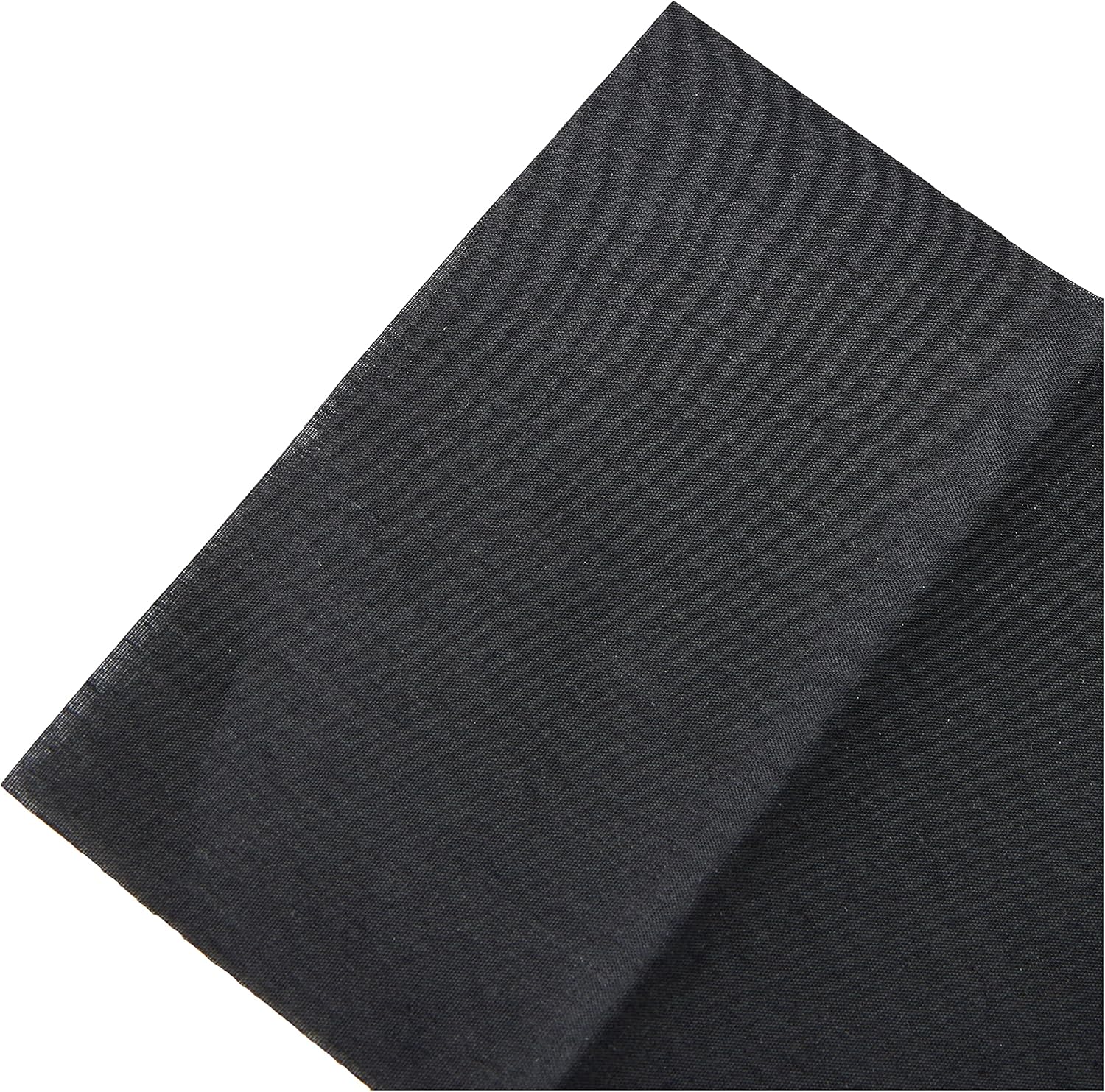 KORBOND Cotton Extra Wide Iron On Mender – Black - 12cm x 45cm – Invisible Permanent Mending – No Sewing Required - Ideal for Clothes & Garments: Trousers, Dresses, Jeans, Jumpers, Linen, School