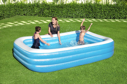 Bestway Family Paddling Pool Inflatable Kids Swimming Pool, Outdoor Garden Pool, 1161L