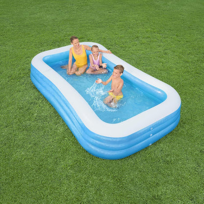 Bestway Family Paddling Pool Inflatable Kids Swimming Pool, Outdoor Garden Pool, 1161L